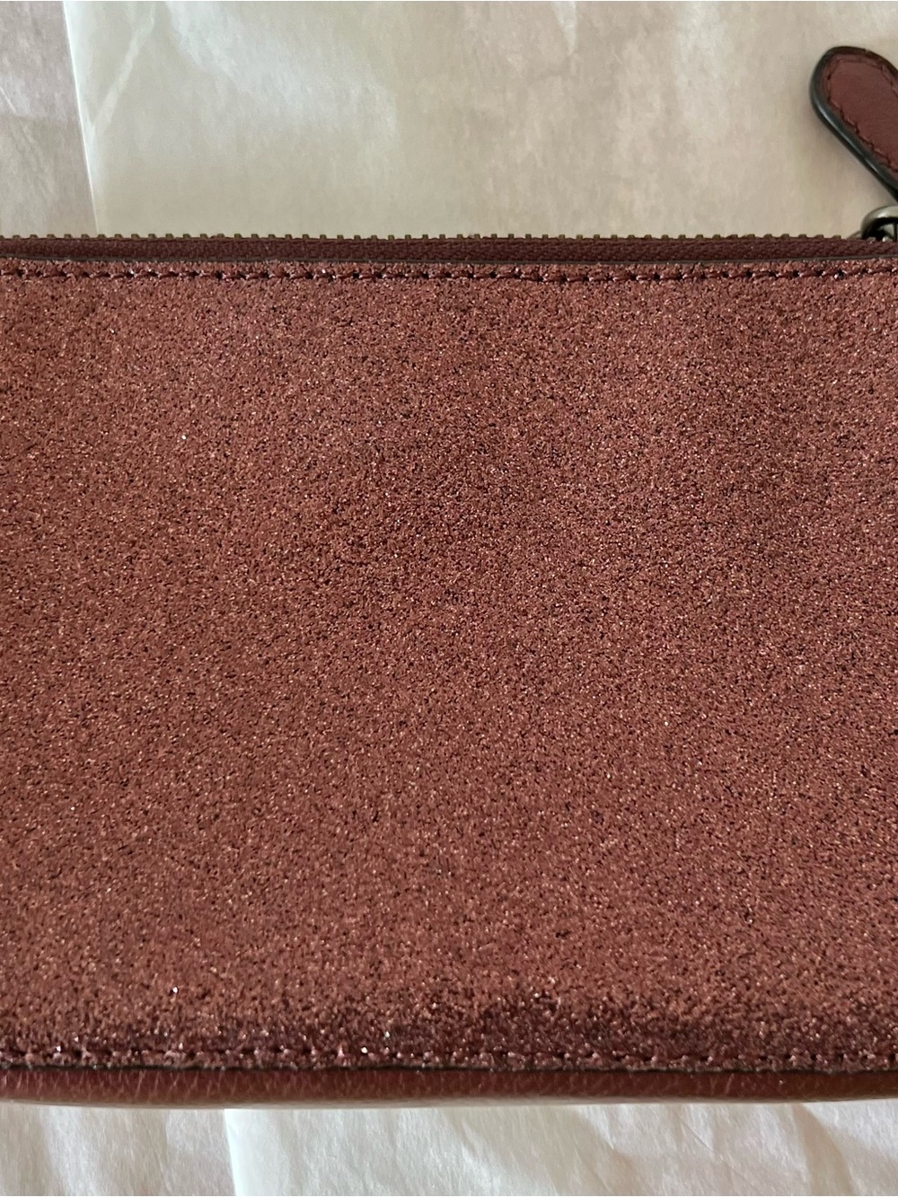 Coach Glitter Wristlet